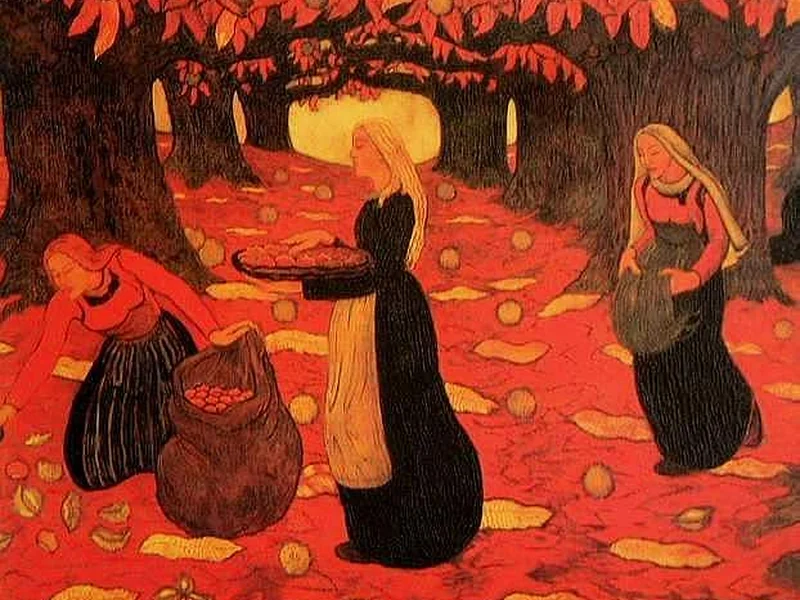 1868-Georges Lacombe - Le raccoglitrici di nocciole
